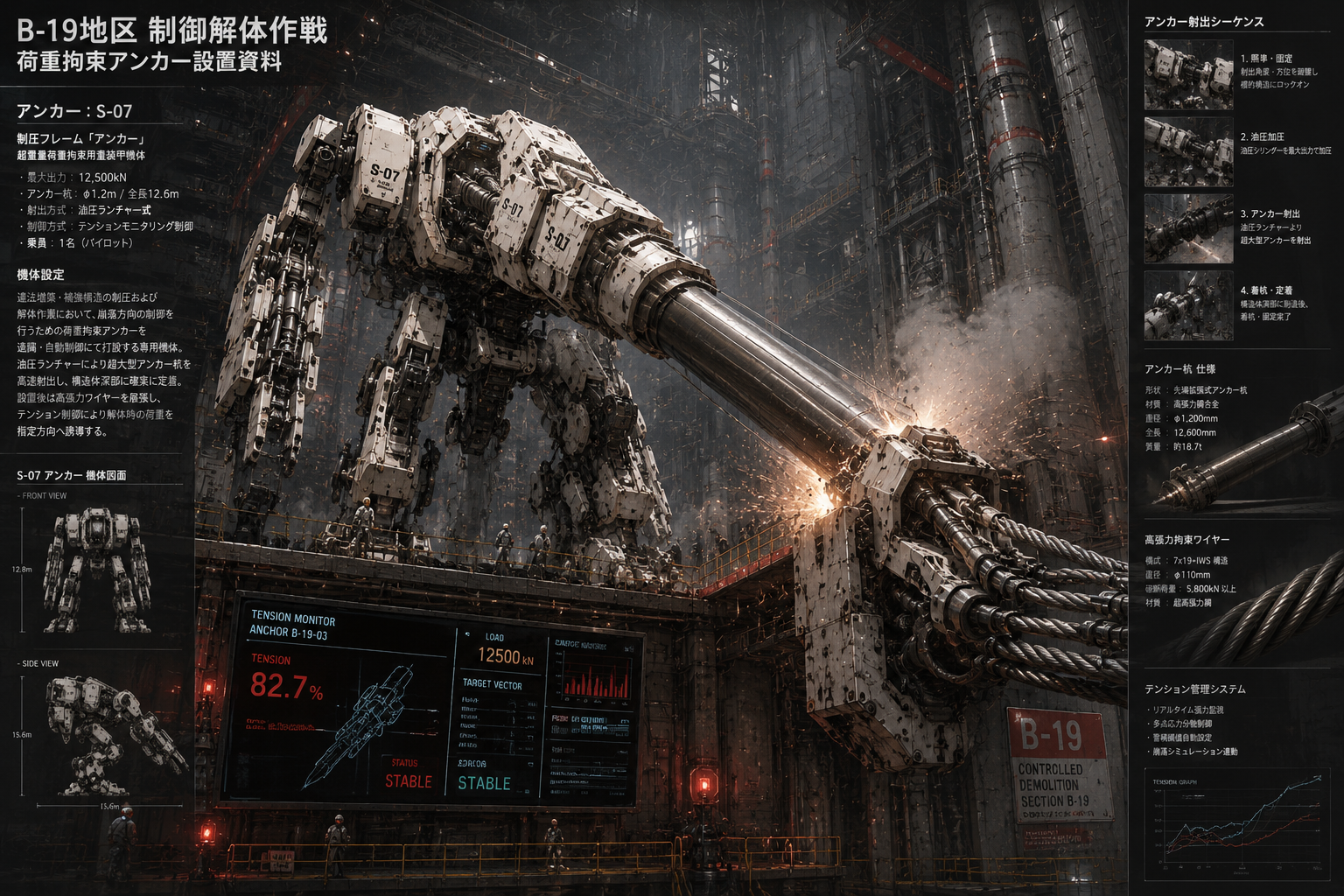 B-19地区 制御解体作戦