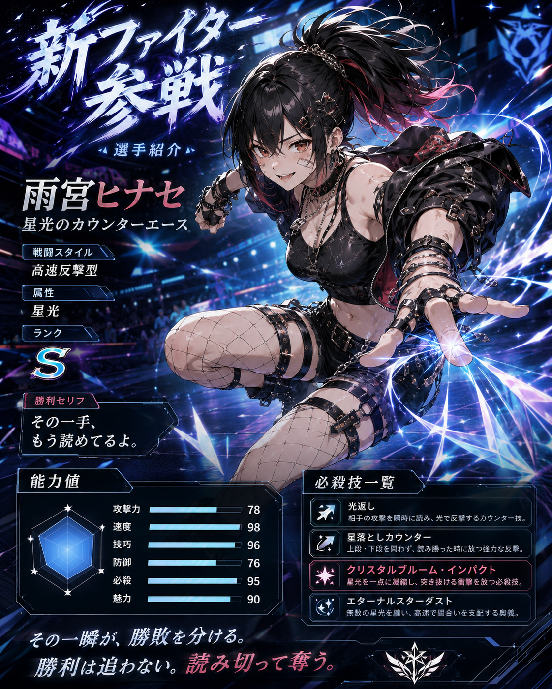 このキャラクターが、架空の格闘ゲームに新ファイターとして参戦したら？