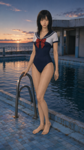 セーラー水着