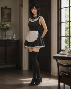 夏メイド服