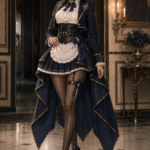 フリルメイドドレス